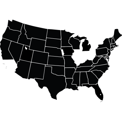 美国地图.S. 主要是南加州、伊利诺伊州、印第安纳州、俄亥俄州和爱荷华州西南部