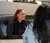 Female looks at her clients