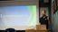 Male professor speaking in front of class