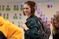Female student gets up to leave class