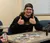 Male student gives thumbs up