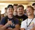 Male students smiling together