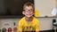 Little boy smiling at camera