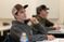 Male student looking up in class