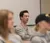 Male student sitting in class
