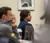 Male student sitting in class
