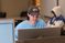Male student on computer