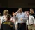 Male coach gives high-five