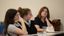 Students sitting in class