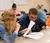Two students aging simulation