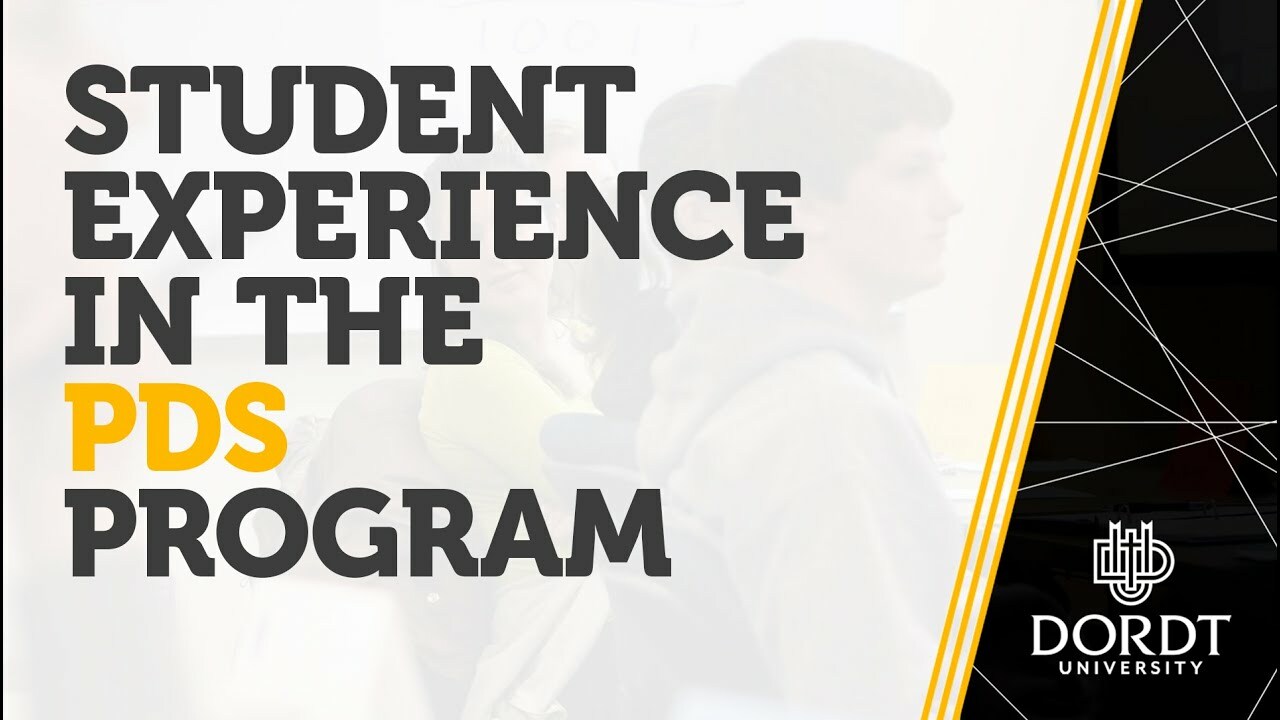 student experience in the PDS program video cover