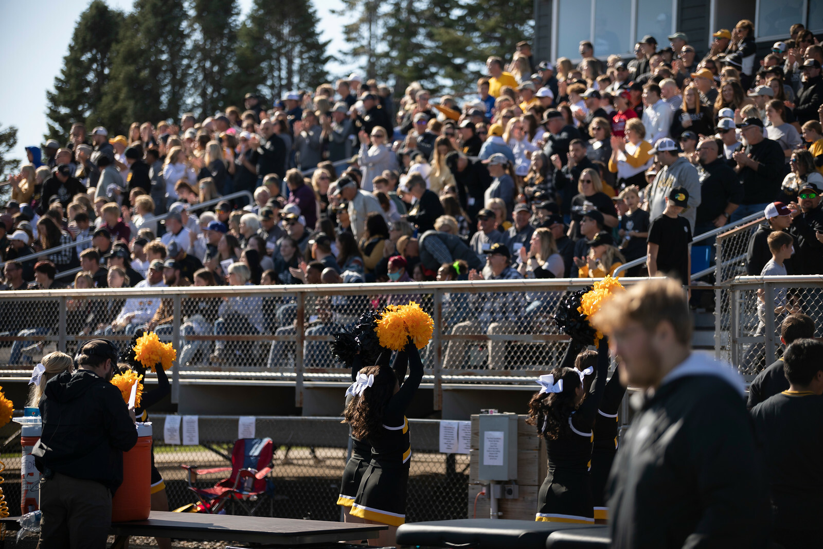 Dordt fans at a football game