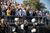 Dordt cheerleaders shake their pom-poms