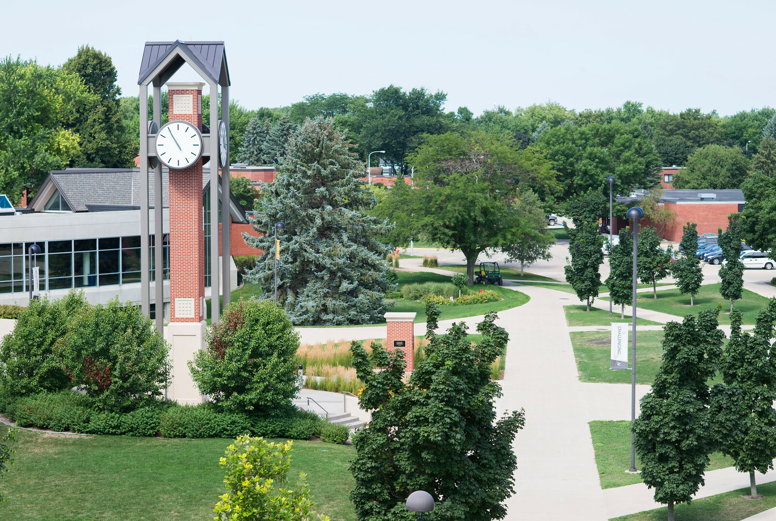 A picture of the Dordt clocktower