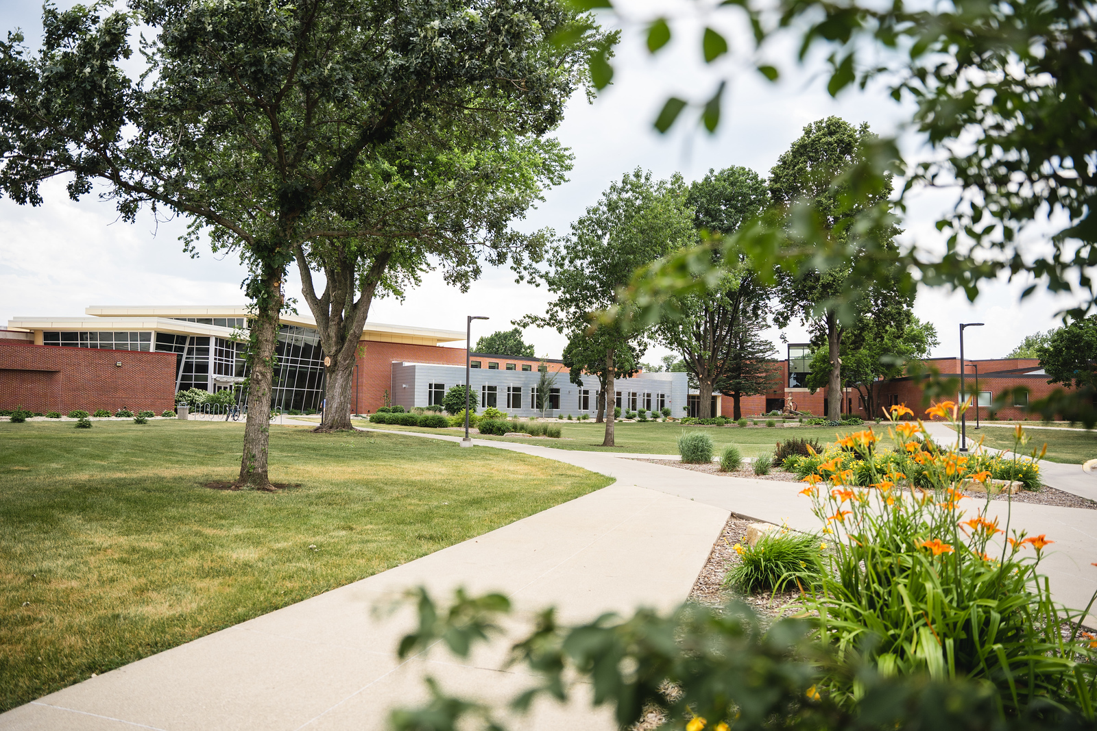 A front exterior view of the Science and Technology Center