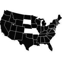 A U.S. map highlighting South Dakota, Kansas, Missouri, and Western Christian High School