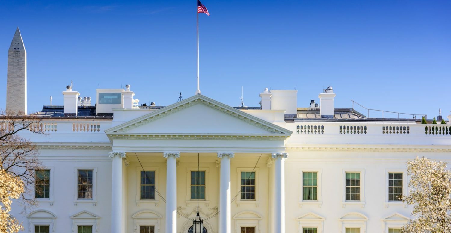 A picture of the white house